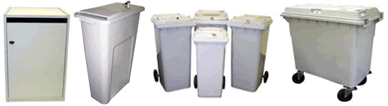 We provide free, lockable bins
